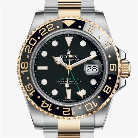 gmt master 2 oro e acciaio